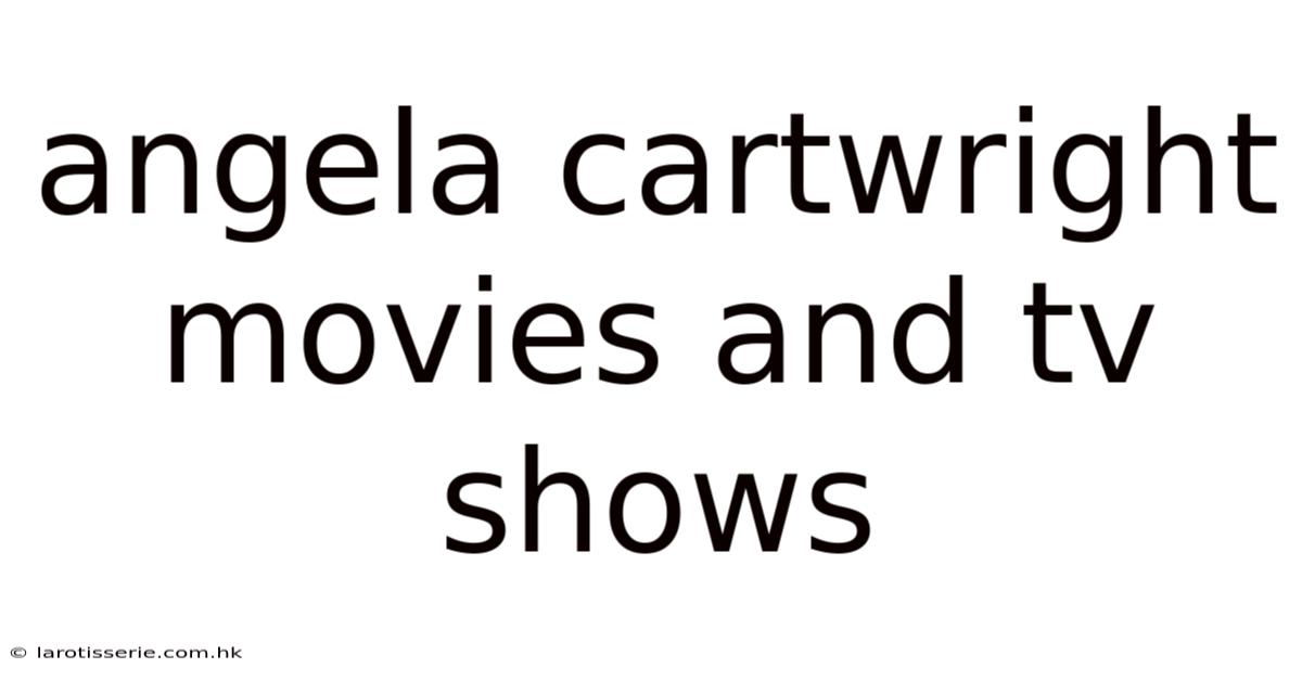 Angela Cartwright Movies And Tv Shows
