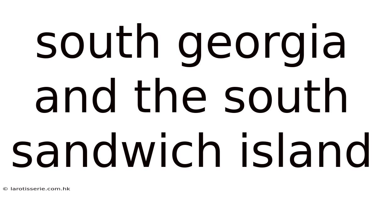 South Georgia And The South Sandwich Island