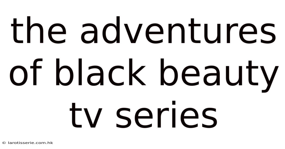 The Adventures Of Black Beauty Tv Series